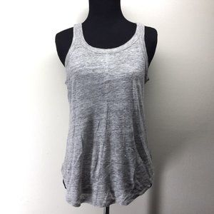 Chaser Gray Slub Knit Linen Tank xs/s